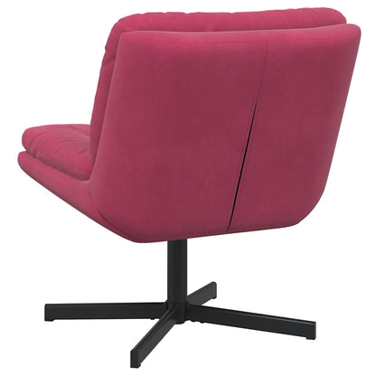 Swivel Relaxing Chair Other Wine red 63 x 75 x 76 cm Velvet