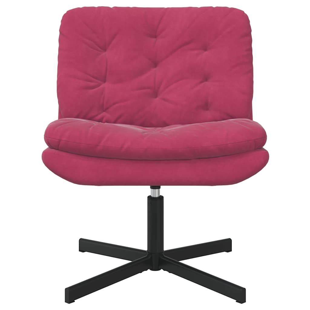 Swivel Relaxing Chair Other Wine red 63 x 75 x 76 cm Velvet