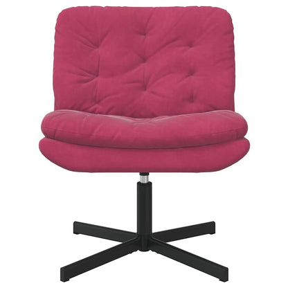 Swivel Relaxing Chair Other Wine red 63 x 75 x 76 cm Velvet