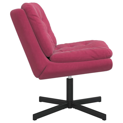 Swivel Relaxing Chair Other Wine red 63 x 75 x 76 cm Velvet
