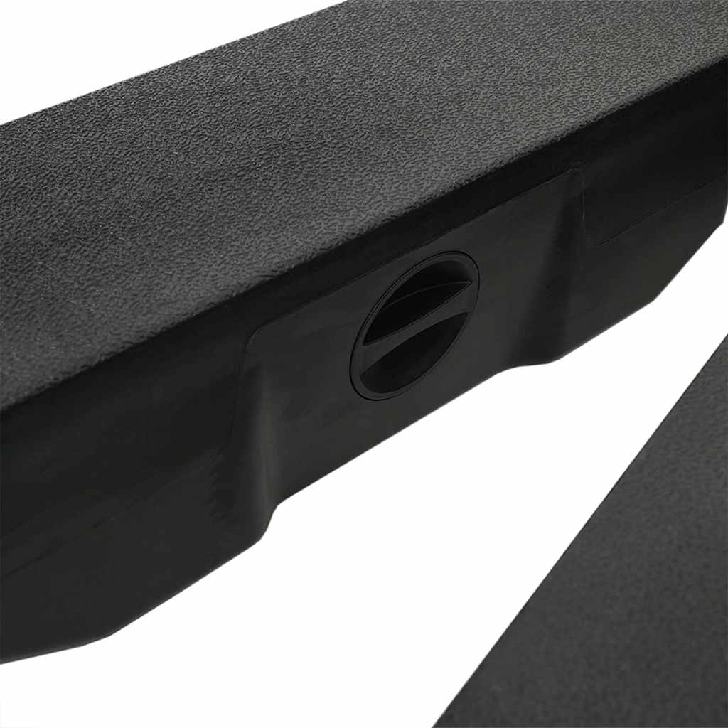 Cantilever Parasol Base Set 4 pcs Black 98 x 98 x 13 cm Plastic