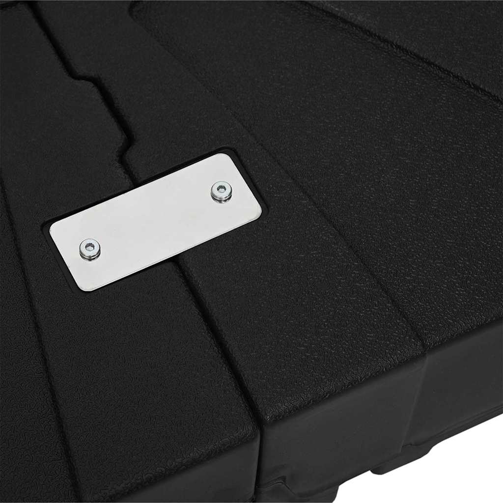Cantilever Parasol Base Set 2 pcs Black 88 x 88 x 19 cm Plastic