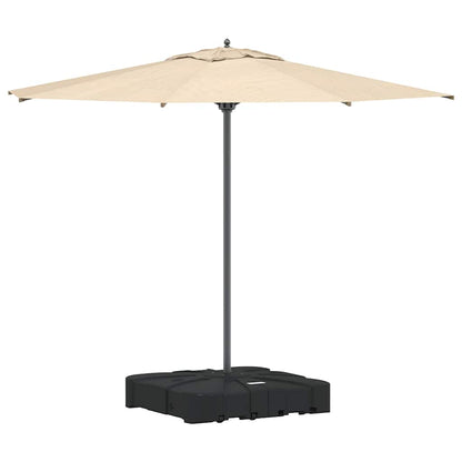 Cantilever Parasol Base Set 2 pcs Black 88 x 88 x 19 cm Plastic