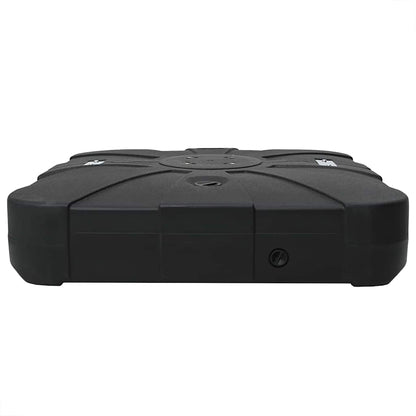 Cantilever Parasol Base Set 2 pcs Black 88 x 88 x 19 cm Plastic