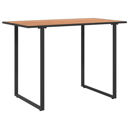 Garden Dining Set 3 pcs Taupe Steel