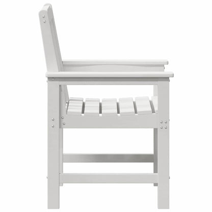Garden Dining Chair 4 pcs White 65.5 x 55.5 x 88cm Plastic