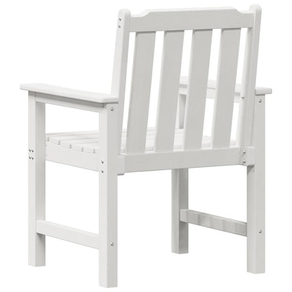 Garden Dining Chair 6 pcs White 65.5 x 55.5 x 88cm Plastic