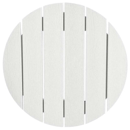 Garden Bar Set 3 pcs White HDPE