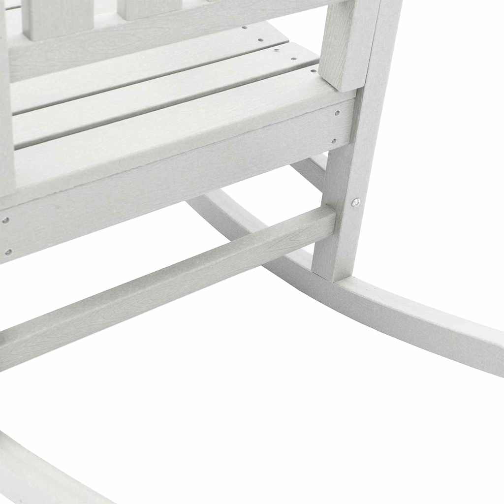 Garden Rocking Chair 2 pcs White 70 x 92 x 108cm Plastic