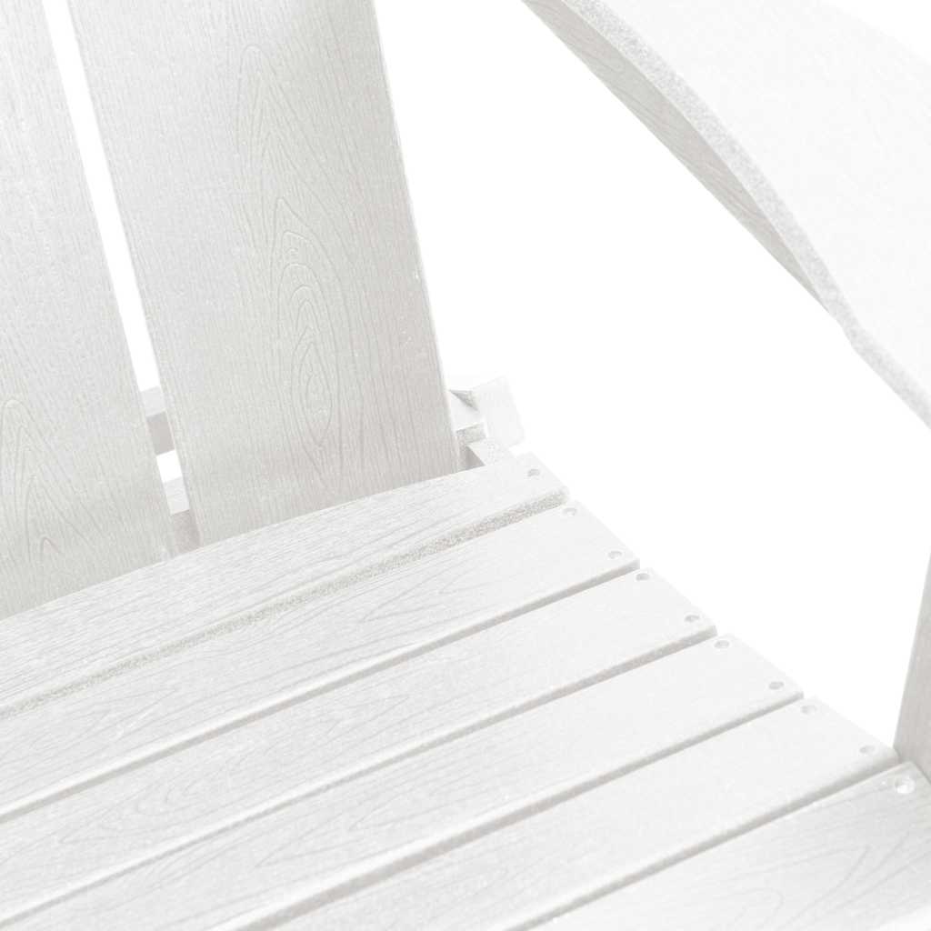Garden Lounge Furniture 2 pcs White 74.5 x 80.5 x 90cm Plastic
