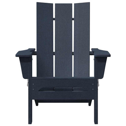 Garden Lounge Furniture 2 pcs Navy 74.5 x 80.5 x 90cm Plastic