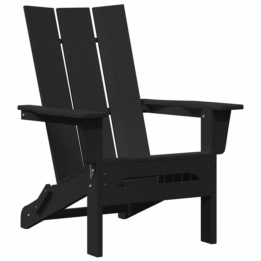 Garden Lounge Furniture 3 pcs Black 38 x 38 x 46cm Plastic