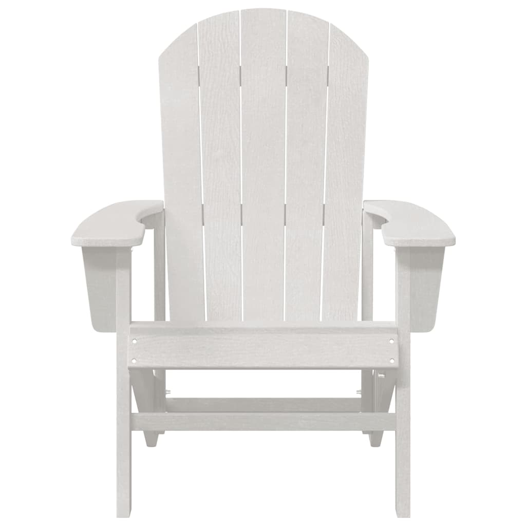 Garden Lounge Furniture 2 pcs White 74 x 82 x 90cm Polyethylene