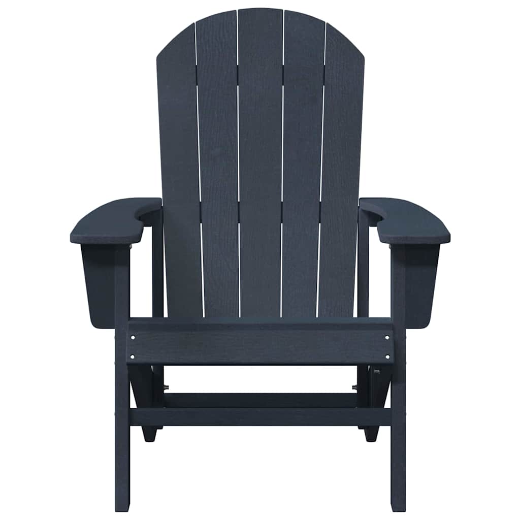 Garden Lounge Furniture 2 pcs Navy 74 x 82 x 90cm Polyethylene