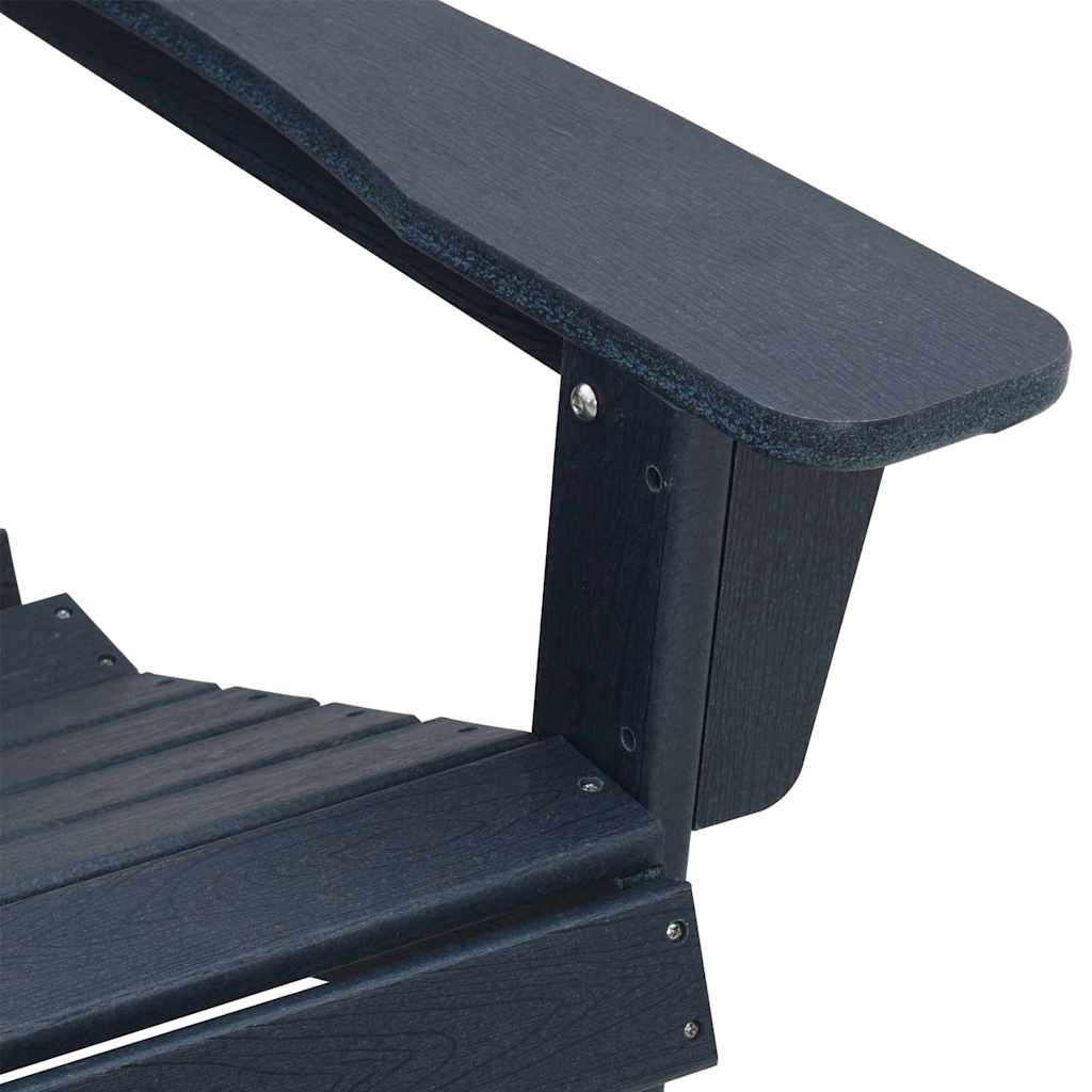 Garden Lounge Furniture 3 pcs Navy 38 x 38 x 46cm Polyethylene