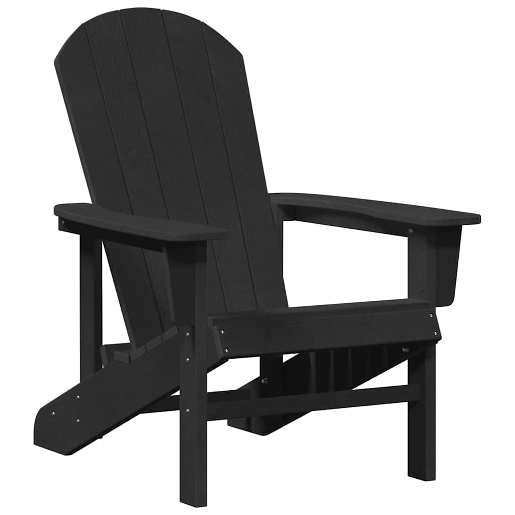 Garden Lounge Furniture 3 pcs Black 38 x 38 x 46cm Polyethylene