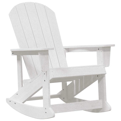 Garden Lounge Set White HDPE