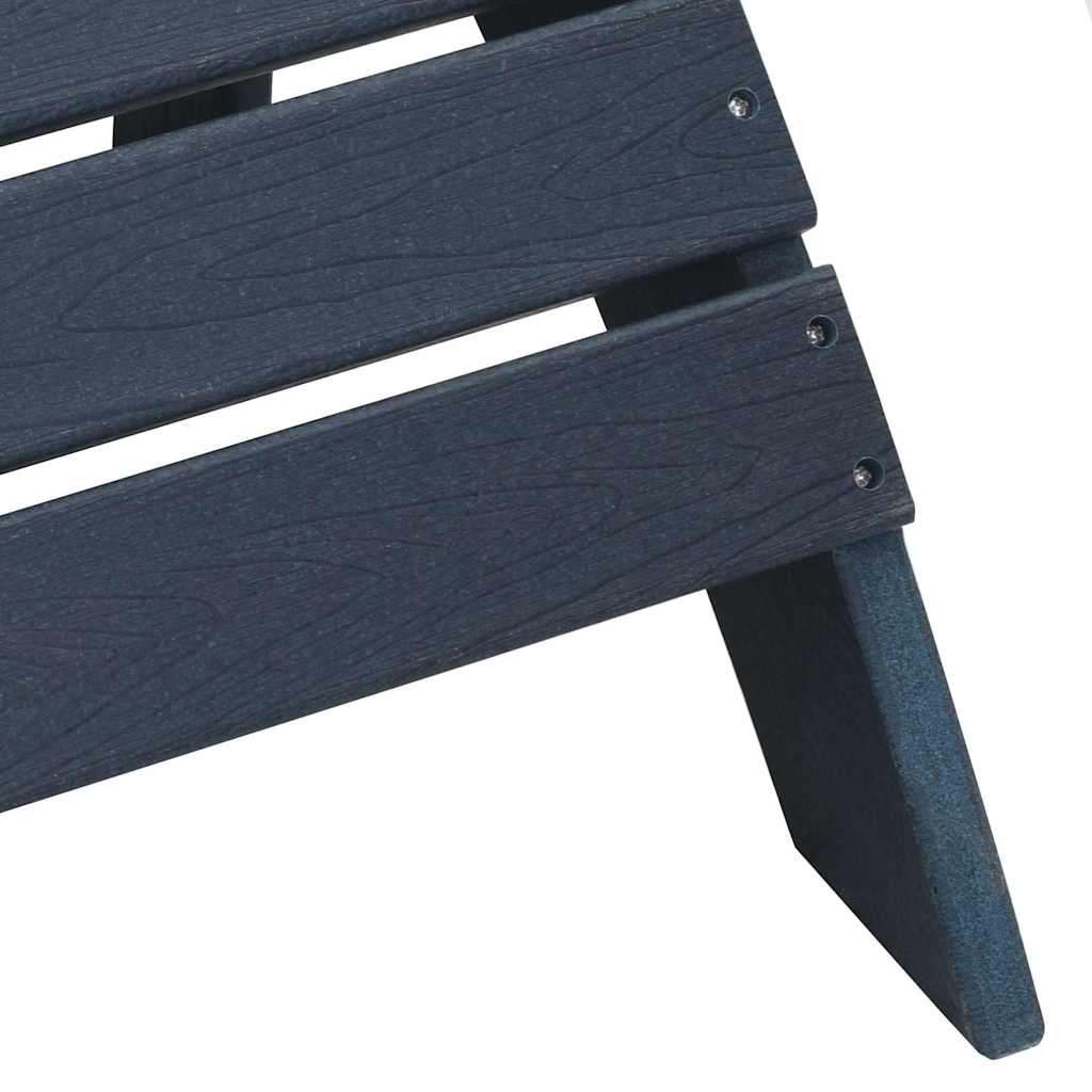 Garden Lounge Furniture 2 pcs Navy 74 x 82 x 90cm Plastic