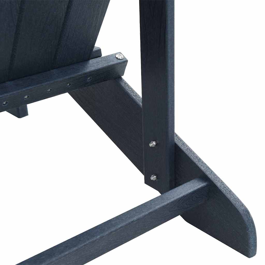 Garden Lounge Furniture 2 pcs Navy 74 x 82 x 90cm Plastic