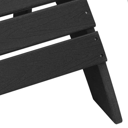 Garden Lounge Furniture 2 pcs Black 74 x 82 x 90cm Plastic