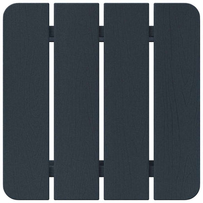 Garden Lounge Furniture 3 pcs Navy 38 x 38 x 46cm Plastic