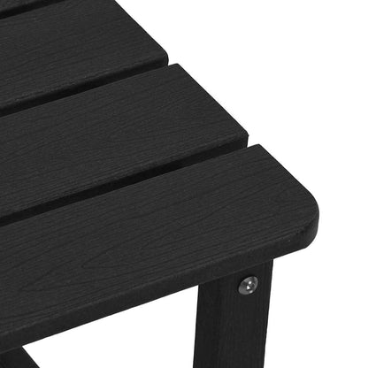 Garden Lounge Furniture 3 pcs Black 38 x 38 x 46cm Plastic