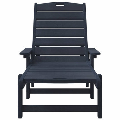 Garden Lounge Furniture Reclining 2 pcs Navy 53 x 195.5 x 30cm