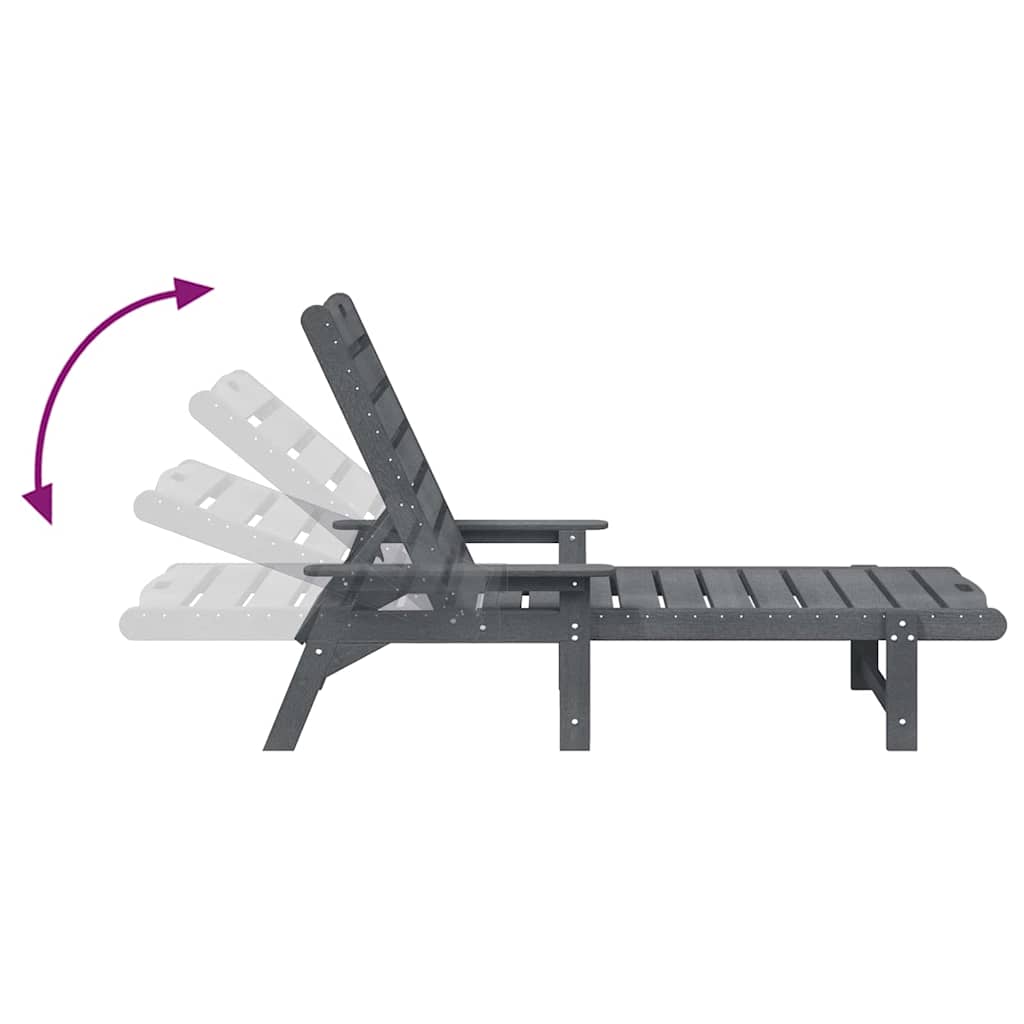 Garden Lounge Furniture 2 pcs Light Grey 53 x 195.5 x 30cm