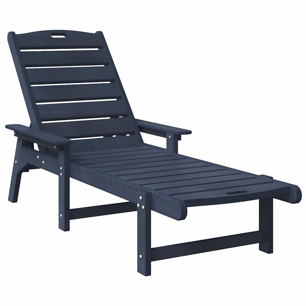 Garden Lounge Furniture 3 pcs Navy 38 x 38 x 46cm Polyethylene