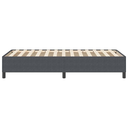 Bed Frame Dark grey 80 x 200 cm Corduroy fabric