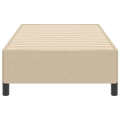 Bed Frame Grey Green 90 x 190 cm Corduroy fabric