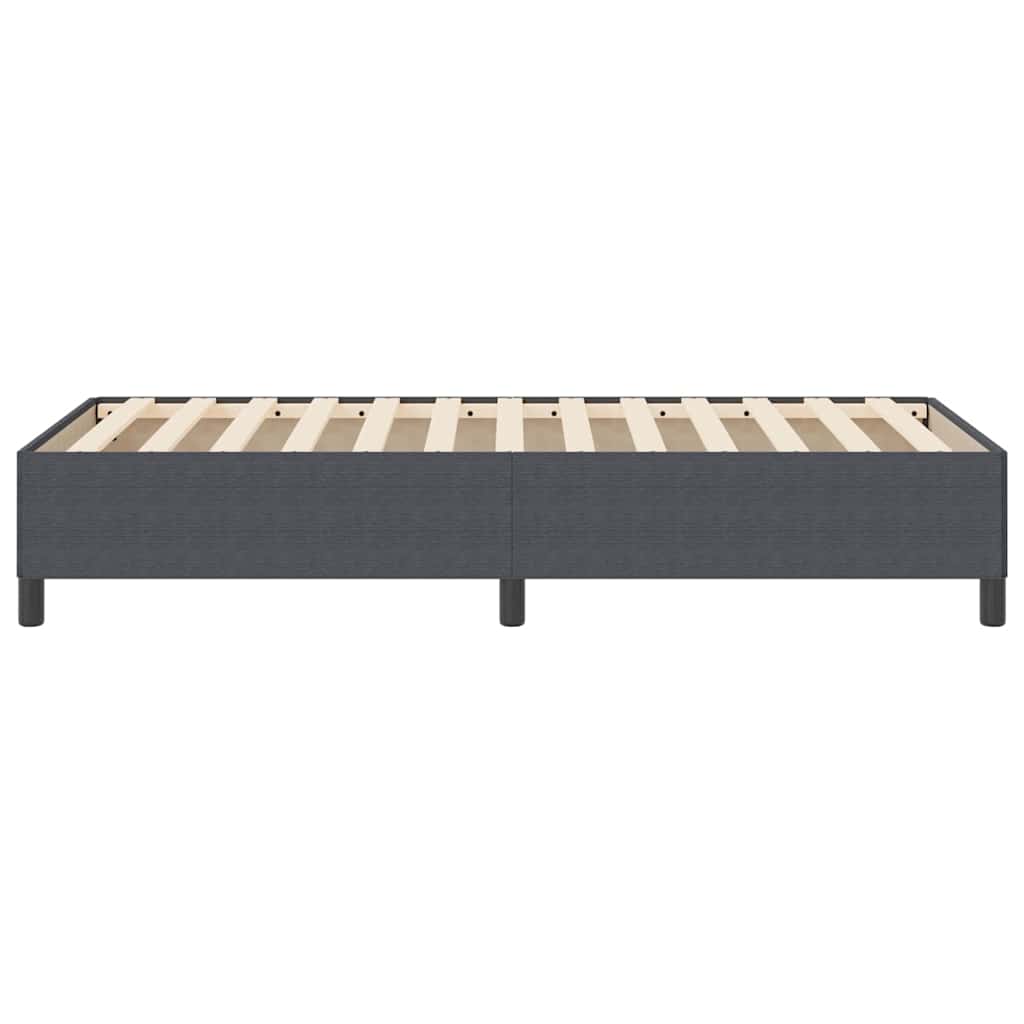 Bed Frame Dark grey 100 x 200 cm Corduroy fabric