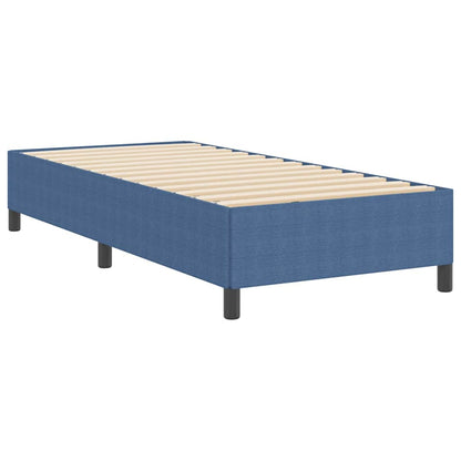 Bed Frame Blue 100 x 200 cm Corduroy fabric