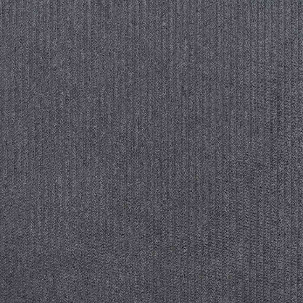 Bed Frame Dark grey 120 x 190 cm Corduroy fabric