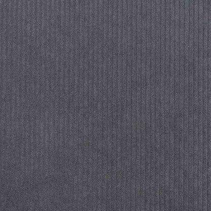 Bed Frame Dark grey 120 x 190 cm Corduroy fabric