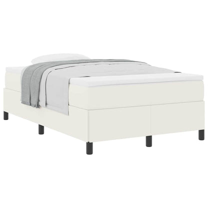 Bed Frame Cream 120 x 190 cm Corduroy fabric