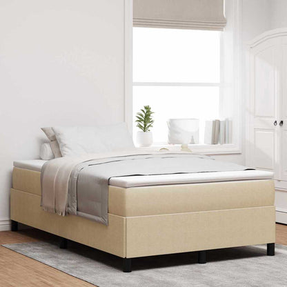 Bed Frame Grey Green 120 x 190 cm Corduroy fabric