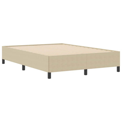 Bed Frame Grey Green 140 x 200 cm Corduroy fabric