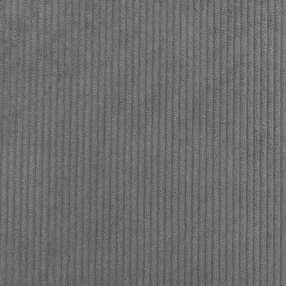 Bed Frame Light grey 160 x 200 cm Corduroy fabric