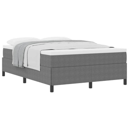 Bed Frame Light grey 160 x 200 cm Corduroy fabric