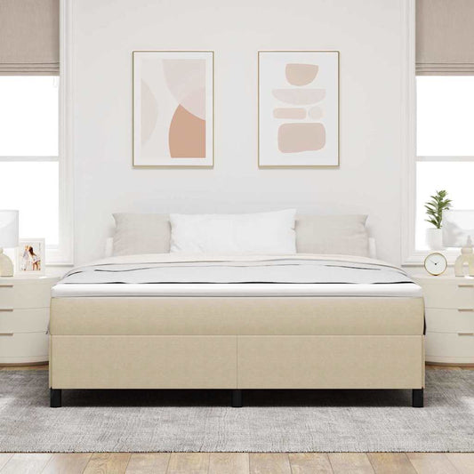 Bed Frame Grey Green 180 x 200 cm Corduroy fabric
