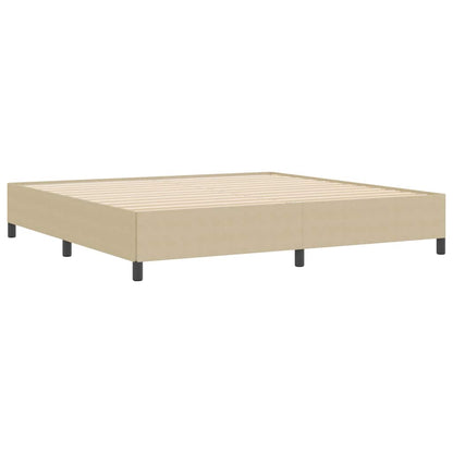 Bed Frame Grey Green 200 x 200 cm Corduroy fabric