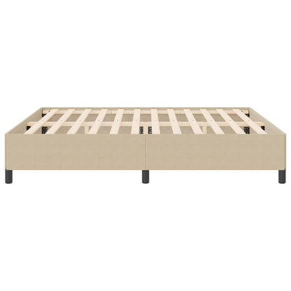 Bed Frame Grey Green 200 x 200 cm Corduroy fabric