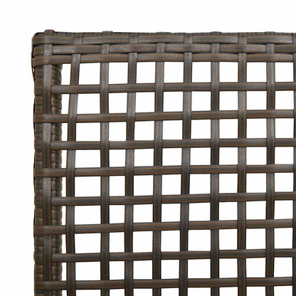 Garden Chair 2 pcs Brown 53 x 60 x 85cm Poly Rattan