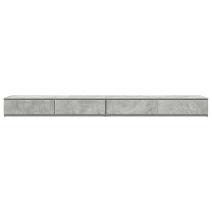 Bed Drawers Concrete grey 200 x 36.5 x 16.5 cm Engineered wood