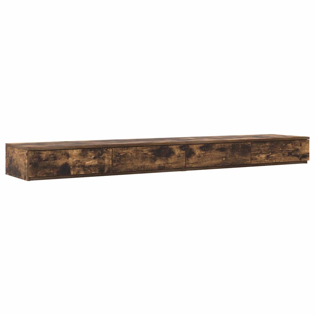 Bed Drawers Smoked oak 200 x 36.5 x 16.5 cm Engineered wood