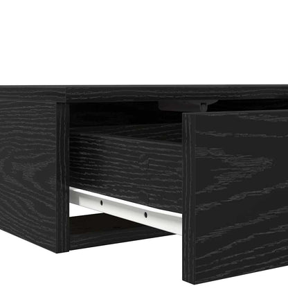 Bed Drawers Black oak 80 x 36.5 x 16.5 cm Engineered wood