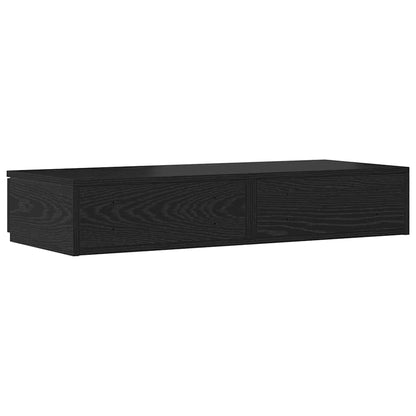Bed Drawers Black oak 80 x 36.5 x 16.5 cm Engineered wood