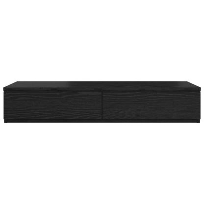 Bed Drawers Black oak 80 x 36.5 x 16.5 cm Engineered wood