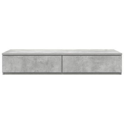 Bed Drawers Concrete grey 90 x 36.5 x 16.5 cm Engineered wood